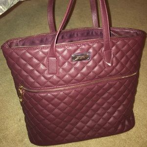 BCBG burgundy purse New